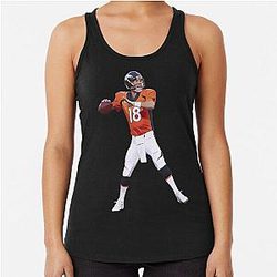 Peyton Manning Denver Broncos Themed Throwback Tank Top