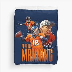 Peyton Manning Denver Broncos Duvet Cover