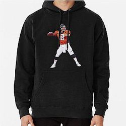 Peyton Manning Denver Broncos Throw Hoodie