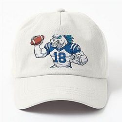 Indianapolis Colts QB Peyton Manning Angry NFL Art Dad Hat