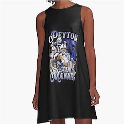 Peyton Manning Vintage A-Line Dress