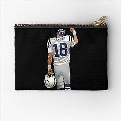 Peyton Manning Win Sticker Zipper Pouch