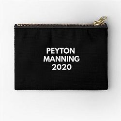 Peyton Manning 2020 White Font Zipper Pouch