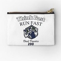 Peyton Manning Chad Powers Think Fast Run Fast 200 Zipper Pouch