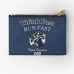 Peyton Manning Chad Power Think Fast Run Fast 200 Zipper Pouch