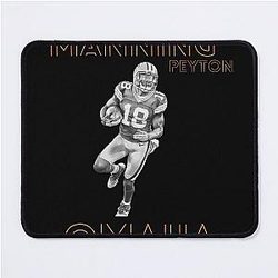 Peyton Manning Omaha Snap Count Mouse Pad