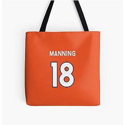 Peyton Manning Jersey Back Mask Phone Case iPhone Case Cover All Over Print Tote Bag