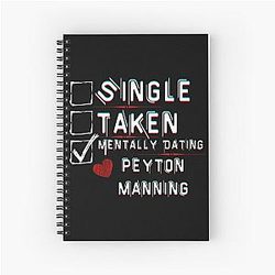 Mentally Dating Peyton Manning Notebook