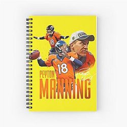 Peyton Manning Denver Broncos Notebook