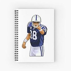 Peyton Manning Spiral Notebook