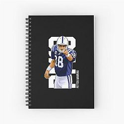 Peyton Manning Yes Spiral Notebook