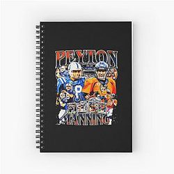 Peyton Manning Vintage Bootleg Spiral Notebook