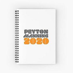 Peyton Manning 2020 Notebook