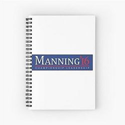 Peyton Manning For President Notebook