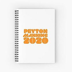 Peyton Manning 2020 Notebook