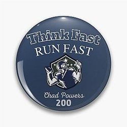 Peyton Manning Think Fast Run Fast 200 Pin