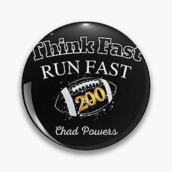 Peyton Manning Chad Powers Think Fast Run Fast 200 Pin