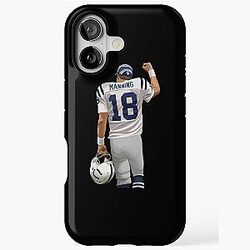 Peyton Manning Win Sticker iPhone Case