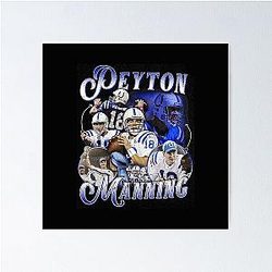 Peyton Manning Vintage Poster