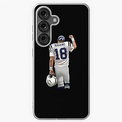 Peyton Manning Win Sticker Samsung Galaxy Soft Case