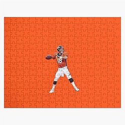 Peyton Manning Denver Broncos Throw Puzzle