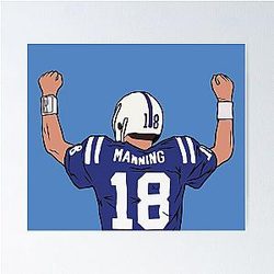 Peyton Manning Celebration Poster