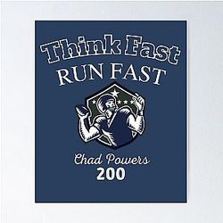 Peyton Manning Chad Power Think Fast 200 Poster
