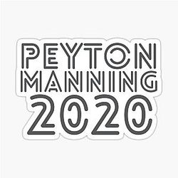 Peyton Manning 2020 Sticker