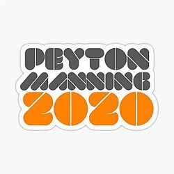 Peyton Manning 2020 Sticker