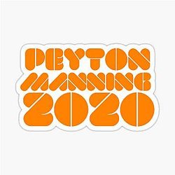 PEYTON MANNING 2020 Sticker