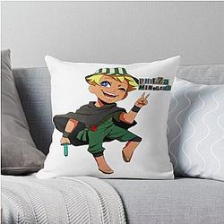 Ph1LzA Pillows - Philza  Throw Pillow RB1508