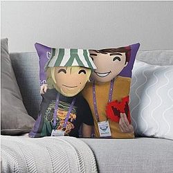 Ph1LzA Pillows - Philza and Wilbur Soot Throw Pillow RB1508