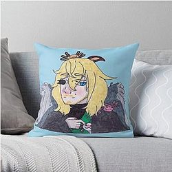 Ph1LzA Pillows - Philza with axolotls  Throw Pillow RB1508