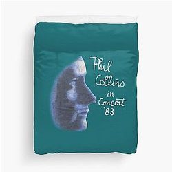 Vtg. Phil Collins 1983 Tour Duvet Cover