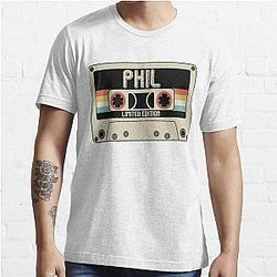 Gift For Men Crimson Phil Collins Vintage Photograp Essential T-Shirt