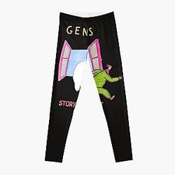 Best of English Rock Singer Genesis Band Phil Collins Logo Leggings