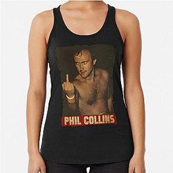 Phil Collins Racerback Tank Top