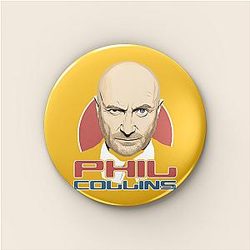 Phil Collins – Emotional Pop Rock Phil Collins Pins