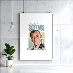 Phil Collins – Heartfelt Lyrics and Iconic Drum Phil Collins Posters