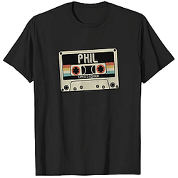 Retro Cassette Limited Edition LA 2804 Phil Collins T-Shirts