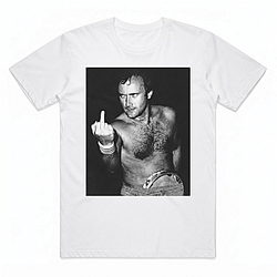 Middle Finger Graphic Tee LA0107 Phil Collins T-Shirts