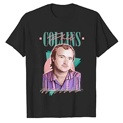 Retro 80S Rock DTNK2707 Phil Collins T-Shirts