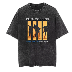 Dance Intro The Light Tour DTNK2707 Washed Phil Collins T-Shirts