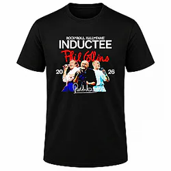Rock & Roll Hall of Fame Inductee 2026  LA1609 Phil Collins T-Shirts
