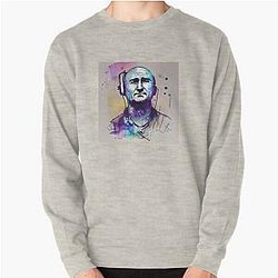music with Phil Collins  Pullover Sweatshirt