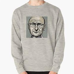 sketch of Phil Collins face Pullover Sweatshirt