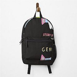 Best of English Rock Singer Genesis Band Phil Collins Logo Backpack