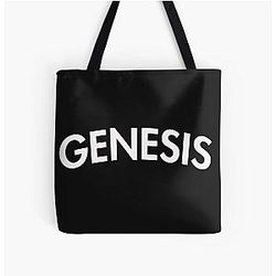 GENESIS - PHIL COLLINS STYLE 1973 - Peter Gabriel - The Knife All Over Print Tote Bag