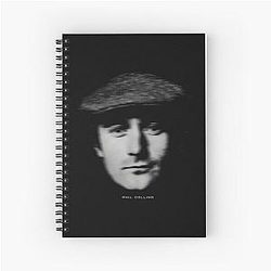 Phil Collins Spiral Notebook