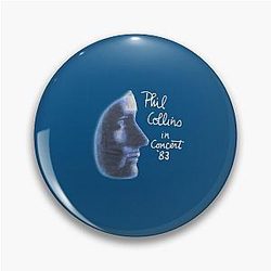 Vtg. Phil Collins 1983 Tour Pin
